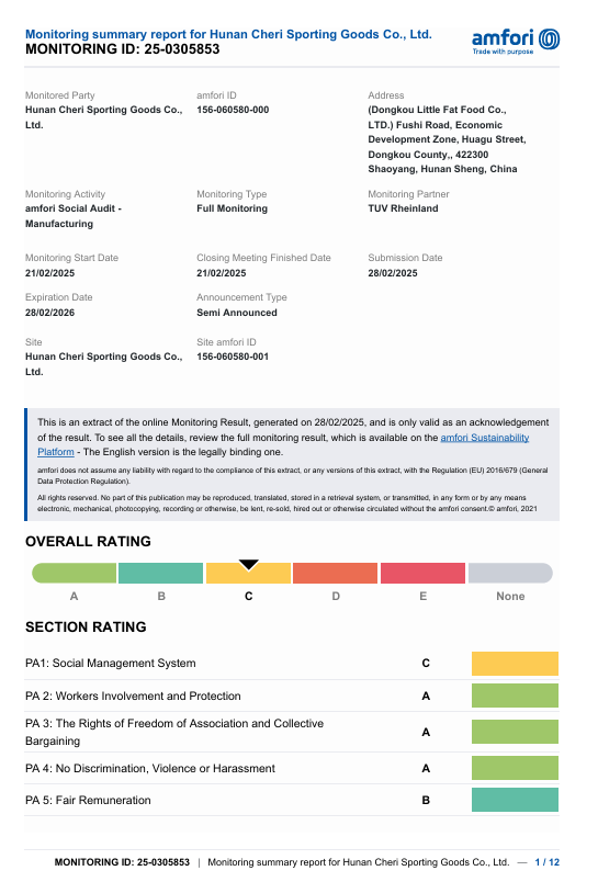 BSCI (Business Social Compliance Initiative) Member