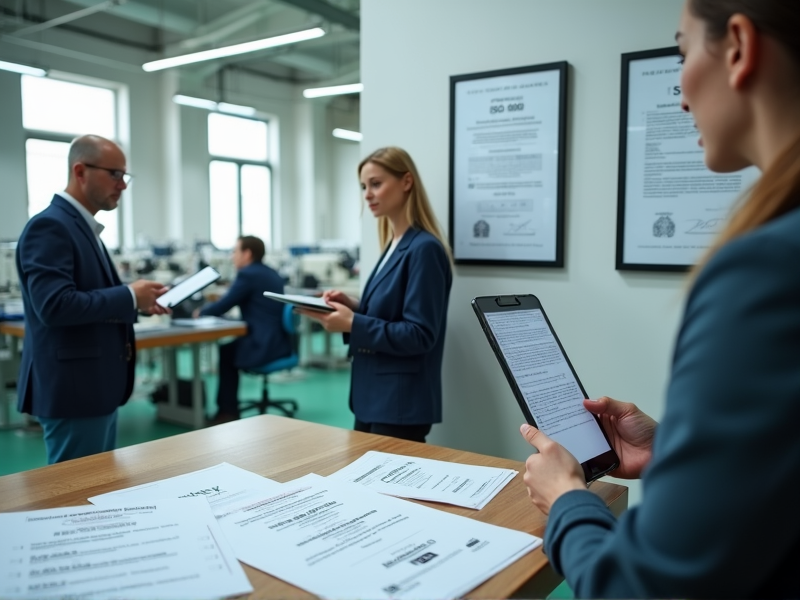 Factory Audit Illustration